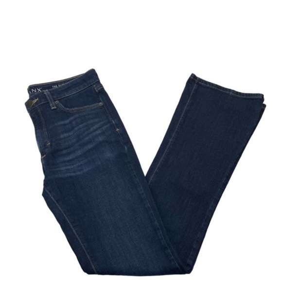 SPANX The Slim-X Slim Boot Cut Jean Sz 28 Rich Indigo - Picture 6 of 6